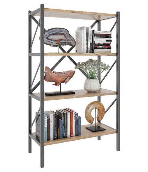 Holz Metall Aufbewahrung Stand Regal Bücherregal Deko Bücher Standregal Insasi 4 Holz Metall Aufbewahrung Stand Regal Bücherregal Deko Bücher Standregal Insasi 4
