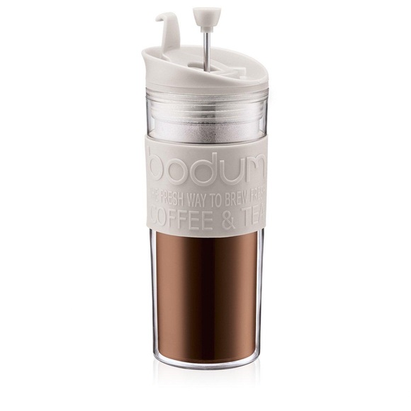 Kaffeebereiter TRAVEL PRESS 0.45 L Cremefarben Kaffeebereiter TRAVEL PRESS 0.45 L Cremefarben