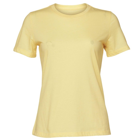 Tshirt Damen Gelb Pastel XL