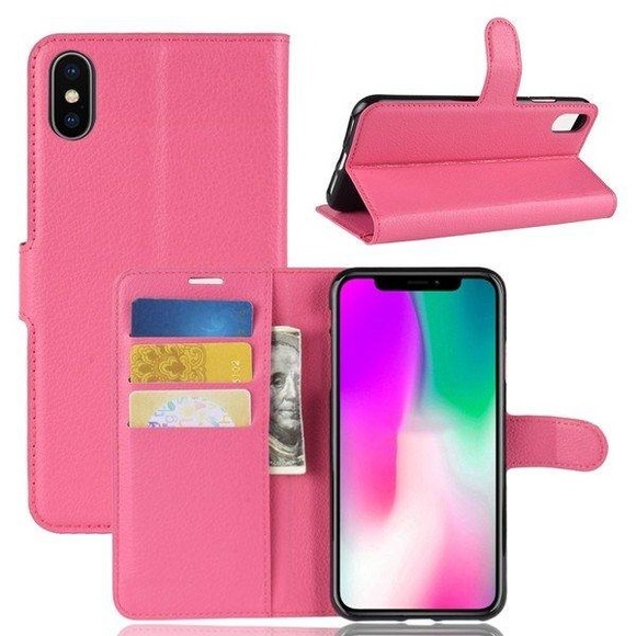 iPhone XR - Leder Hülle mit Kartenfach
