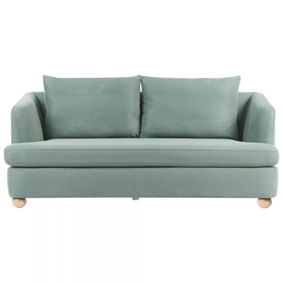 Beliani - 3 Sitzer Sofa aus Stoff Minimalistisch RATTVIK, One Size, Braun Medium