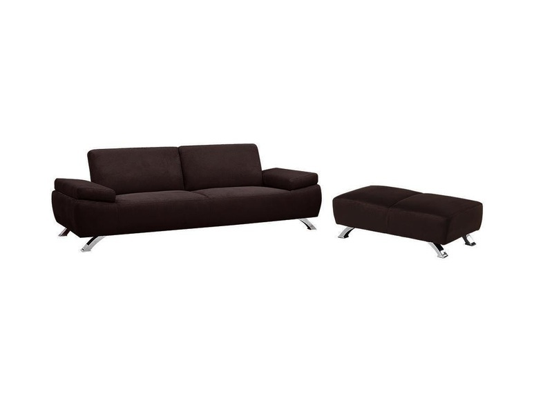 Couchgarnitur Microfaser Polka 3+1 Couchgarnitur Microfaser Polka 3+1