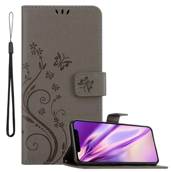 Hülle für Apple iPhone 11 PRO MAX Blumen Design Magnetverschluss