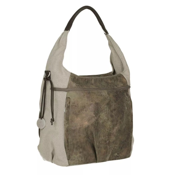 LÄSSIG Wickeltasche Casual Hobo bag olive-beige