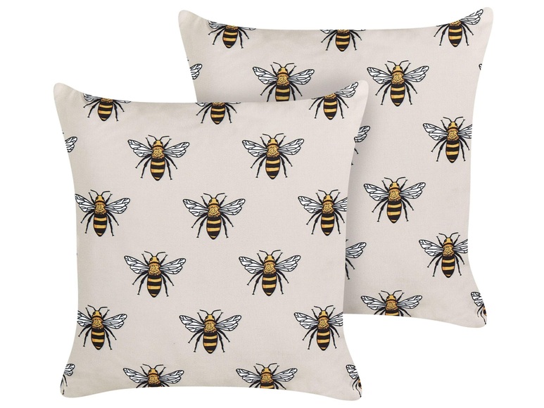 Kissen 2er Set aus Polyester Modern CANNETO Kissen 2er Set aus Polyester Modern CANNETO