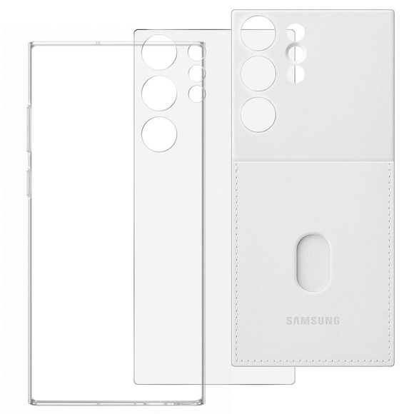 Samsung - Galaxy S23 Ultra 5G Frame Cover Schutzhülle (EF-MS918CWEGWW) - Weiss