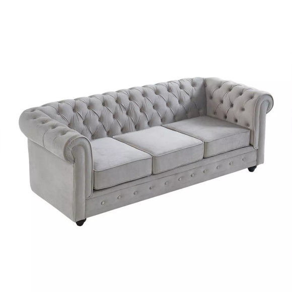 Sofa 3Sitzer Samt CHESTERFIELD Sofa 3Sitzer Samt CHESTERFIELD