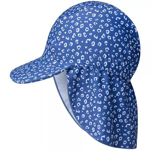 Swim Essentials - UV Sonnenhut 12 Jahre Blue Leopard, UV Sonnenhut Blue Leopard, ONESIZE, Multicolor