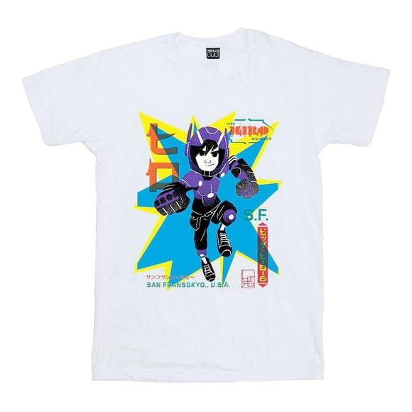 Big Hero 6 Hiro Anime Tshirt Unisex Weiss 128