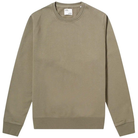Sweatshirt Mit Rundhalsausschnitt Classic Organic Dusty Olive Herren L
