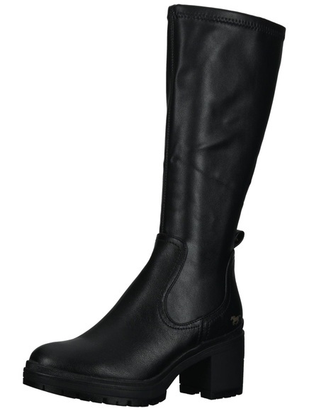 Mustang Shoes Stiefel, mit 5-cm-Blockabsatz