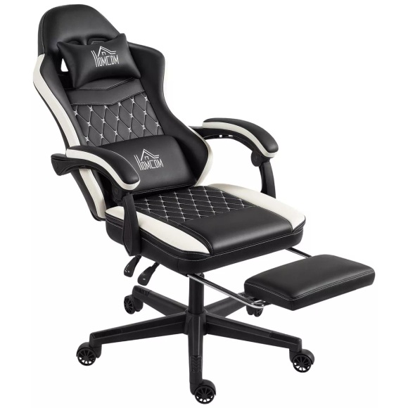 HOMCOM - Gaming-Stuhl, One Size, Schwarz