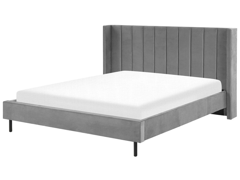 Bett mit Lattenrost aus Samtstoff Modern VILLETTE Bett mit Lattenrost aus Samtstoff Modern VILLETTE