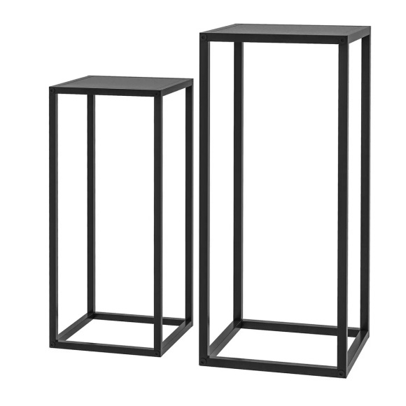 Northio - 2er Set Pflanzenständer, Skandinavisches Design, Blumenständer, One Size