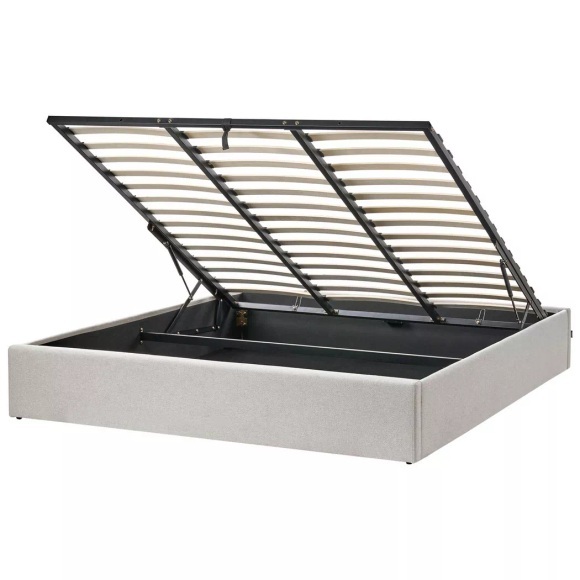Bett mit Lattenrost aus Polyester Modern DINAN Bett mit Lattenrost aus Polyester Modern DINAN