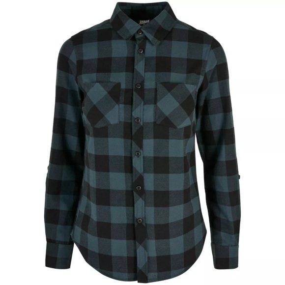 URBAN CLASSICS - flanellhemd, kariert, damen urban claic, für Damen, Größe S