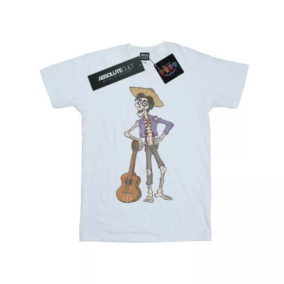 Coco Hector With Guitar Tshirt Herren Weiss 3XL