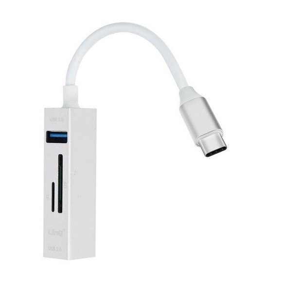 5-in-1 USB-C Hub, 3x USB Ports + SD / Micro-SD Kartenleser