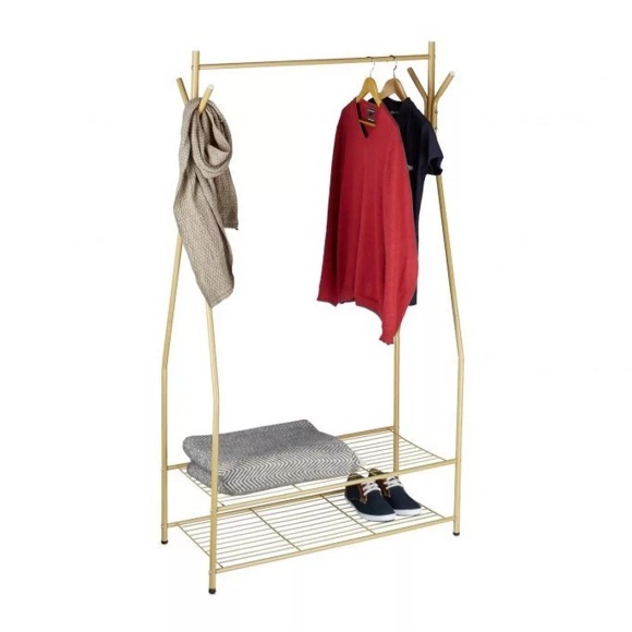 B2X - Kleiderbügel mit Schuhablage SANDRA, 45X76CM