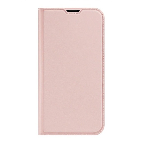 Dux Ducis - iPhone 13 Pro Max Flip Wallet Cover Leder Tasche - Roségold