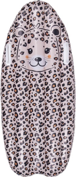 Swim Essentials Aufblasbares Surfboard Leopard beige