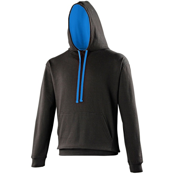 Kapuzenpullover Kapuzensweatshirt Damen Schwarz S