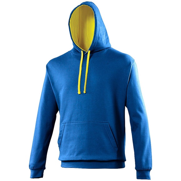 Kapuzenpullover Kapuzensweatshirt Damen Königsblau XS