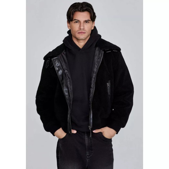 Siksilk Bomberjacke »Siksilk Bomberjacke Sherpa Bomber Jacket«