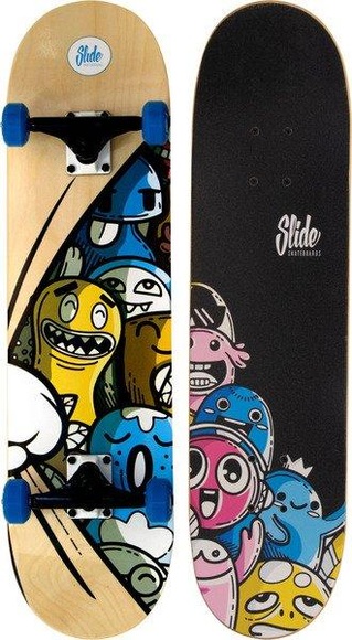 Slide Cartoon Skateboard