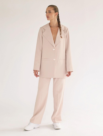 Always Blazer Unisex Beige Medium S