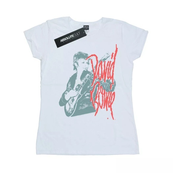 Mono Guitar Tshirt Damen Weiss S
