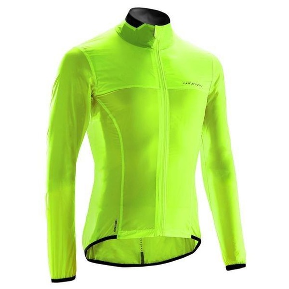 Fahrrad Windjacke Rennrad Rr 500 Herren Gelb Herren 40/M