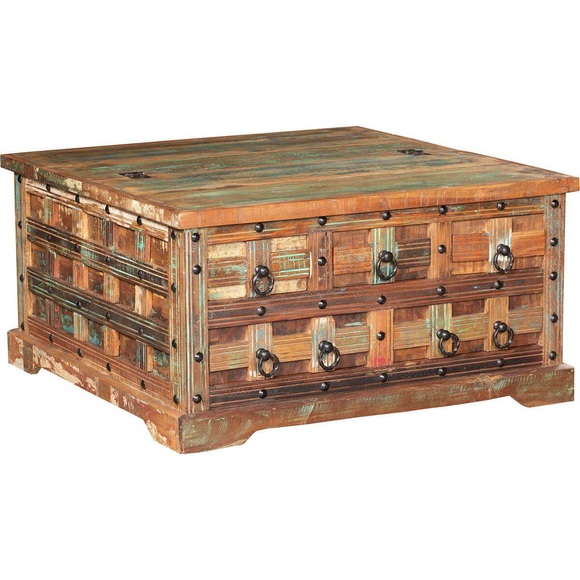 Truhe Kalanka Mango 90x90 Unisex Braun ONE SIZE