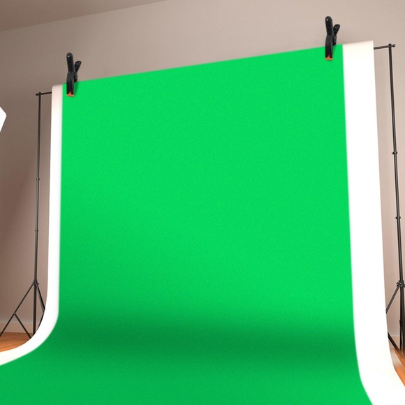 4smarts Chroma-Key Green Screen Set Hintergrund