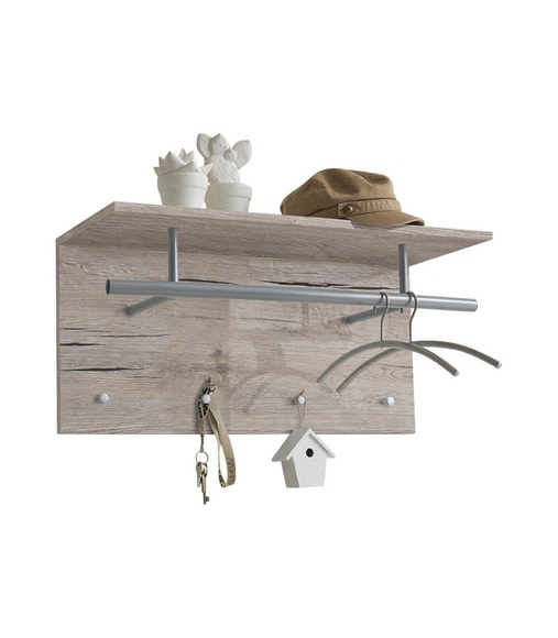FMD Wandgarderobe 72 x 29,3 x 34,5 cm Sandeiche