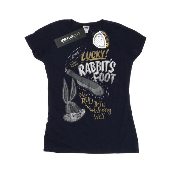 Bugs Bunny Rub Me The Wrong Way Tshirt Damen Marine M