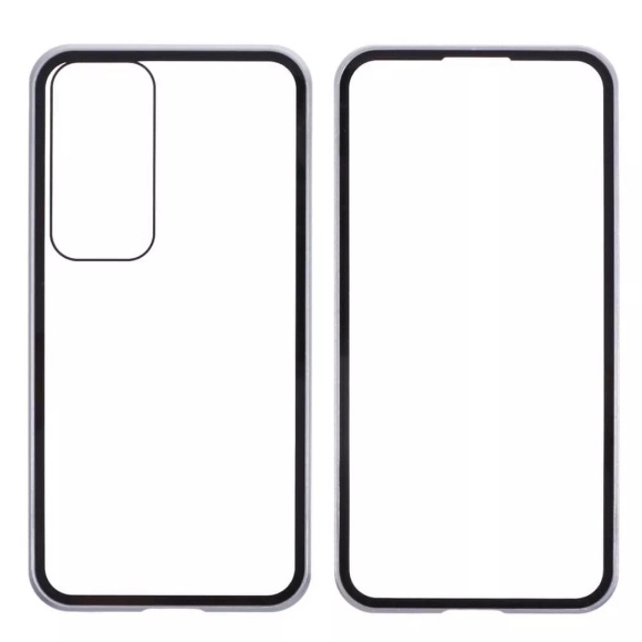 Cover-Discount - Galaxy S25 Front- & Back Panzerglas, Silber