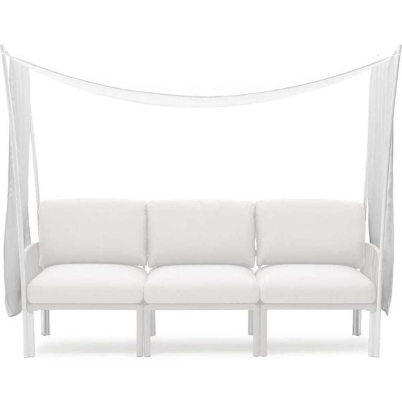 Sonnenschutz für Gartenlounge Komodo Ombra 3 weiss 235