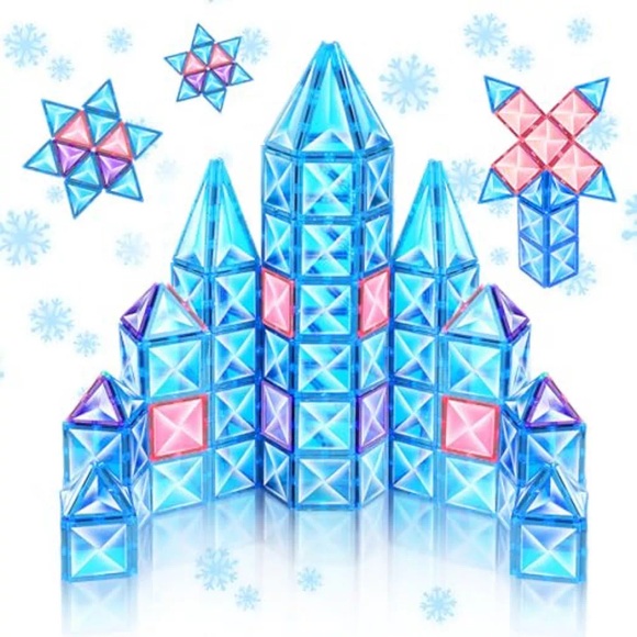 Activity-board - Magnetische Bauklötze Kinderspielzeug, One Size, Blau
