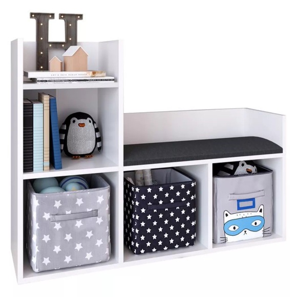 Holz Kinderregal Bücherregal Sitzbank Kinder Spielzeugregal Schuhregal Lelus Holz Kinderregal Bücherregal Sitzbank Kinder Spielzeugregal Schuhregal Lelus
