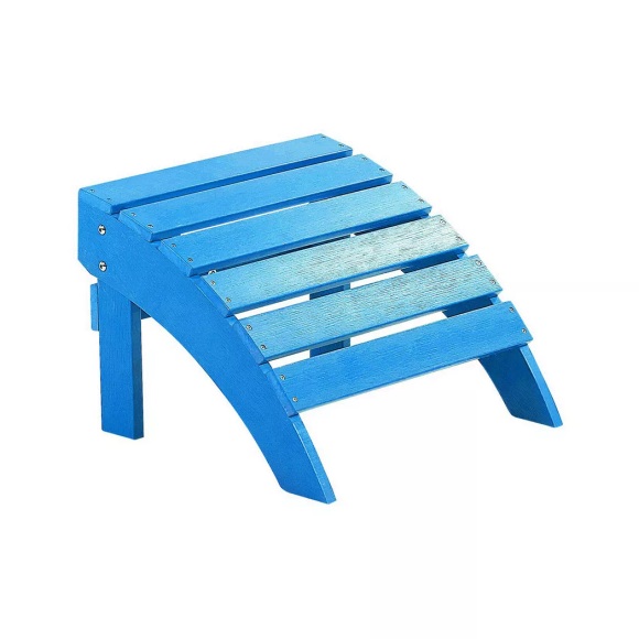 Fusshocker Kunstholz blau ADIRONDACK