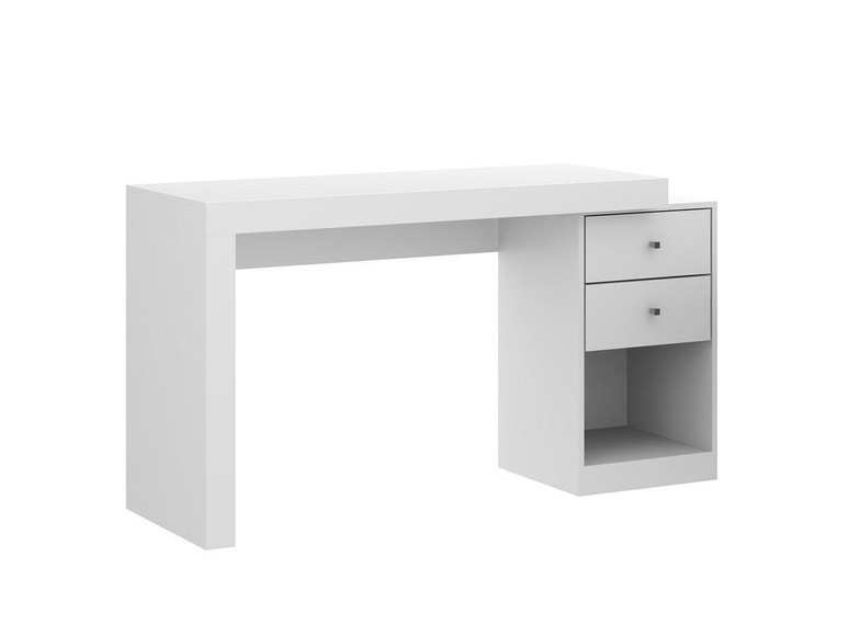 Schreibtisch ausziehbar mit 2 Schubladen 1 Ablage EVAN Schreibtisch ausziehbar mit 2 Schubladen 1 Ablage EVAN