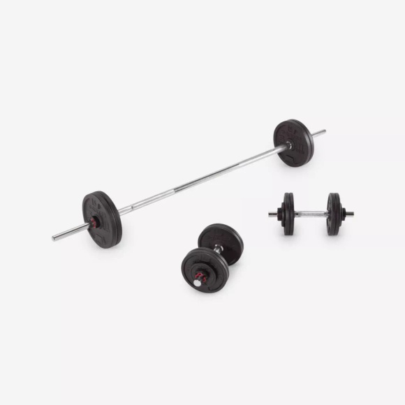 CORENGTH - Hantelset KIT 50, One Size, Schwarz Leicht