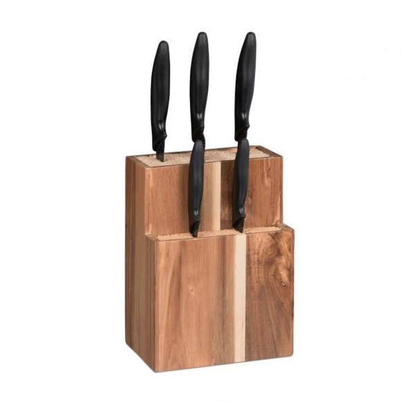B2X - Messerblock aus Holz, 25cm