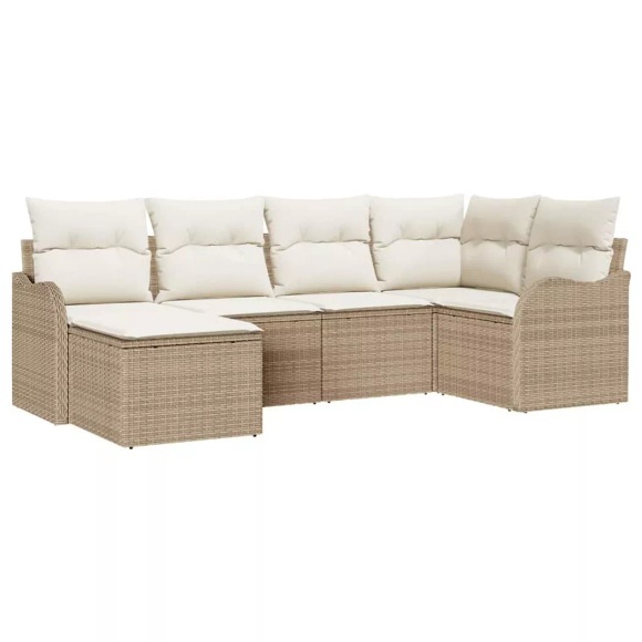 VidaXL - Sofa für draußen poly-rattan, One Size, Beige