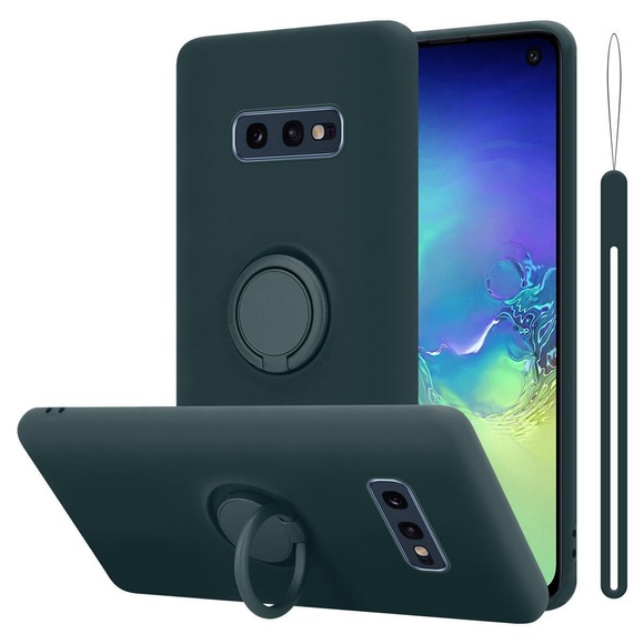 Hülle für Samsung Galaxy S10e TPU Silikon mit Ring Liquid