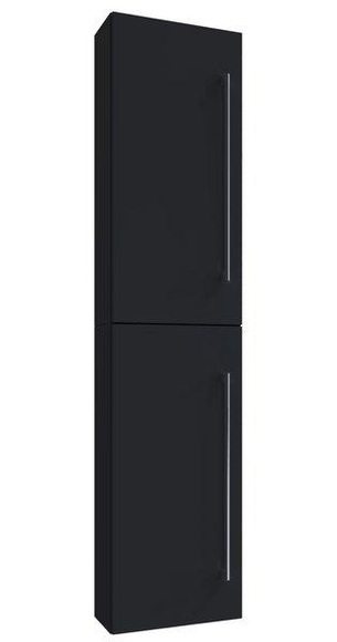 MID.YOU Hochschrank 33/150/22 cm , VCB 6 , Schwarz , Holzwerkstoff , 33x150x22 cm , melaminharzbeschichtet,melaminharzbeschichtet,Nachbildung,Nachbildung , hängend , 000657016302