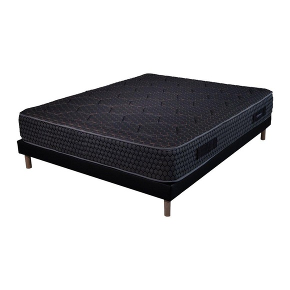 Matratzenset Cosmos Black | 140x190 | Memory | 28 Cm | Boxspringbett Unisex Schwarz / Schwarz 90X190CM