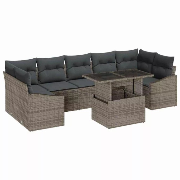 VidaXL - Outdoor-sofa poly-rattan, One Size, Beige