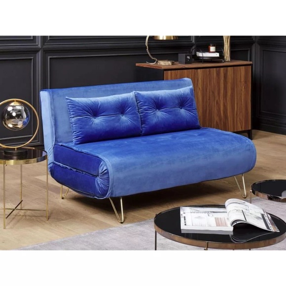 Wohnzimmer Set aus Samtstoff Glamourös VESTFOLD Wohnzimmer Set aus Samtstoff Glamourös VESTFOLD